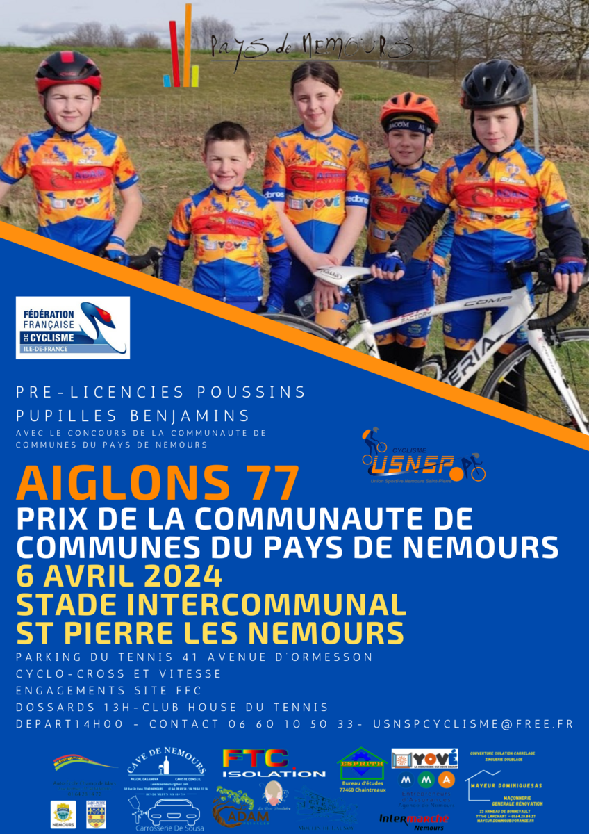 Aiglons 77 - Prix de la communauté de communes du Pays de Nemours