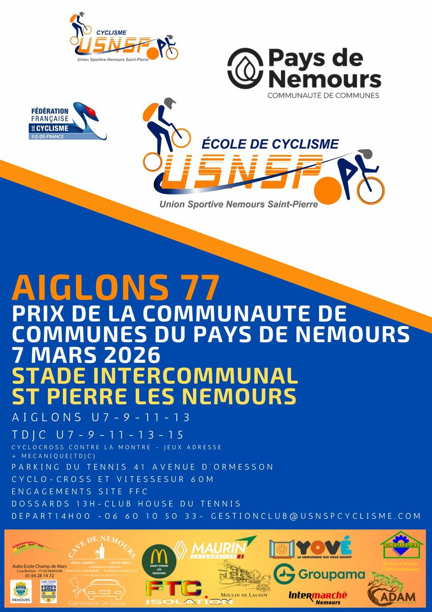 Aiglons 77 - Prix de la communauté de communes du Pays de Nemours
